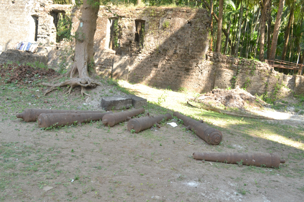 Real Canons used at the Fort